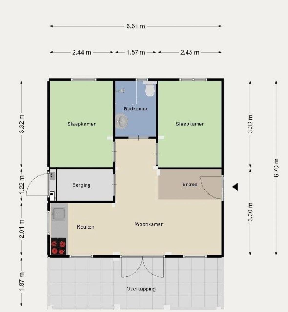 Kiwi-Cabin 45 Gramsbergen 外观 照片